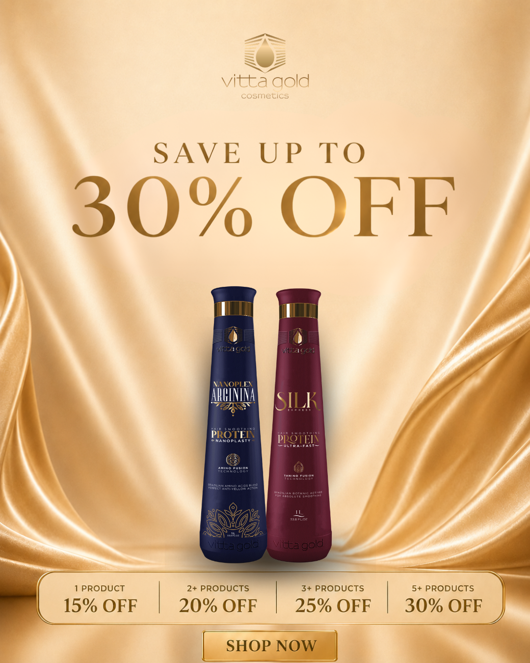 Vitta Gold Cosmetics Facebook ad from Jun 26, 2026