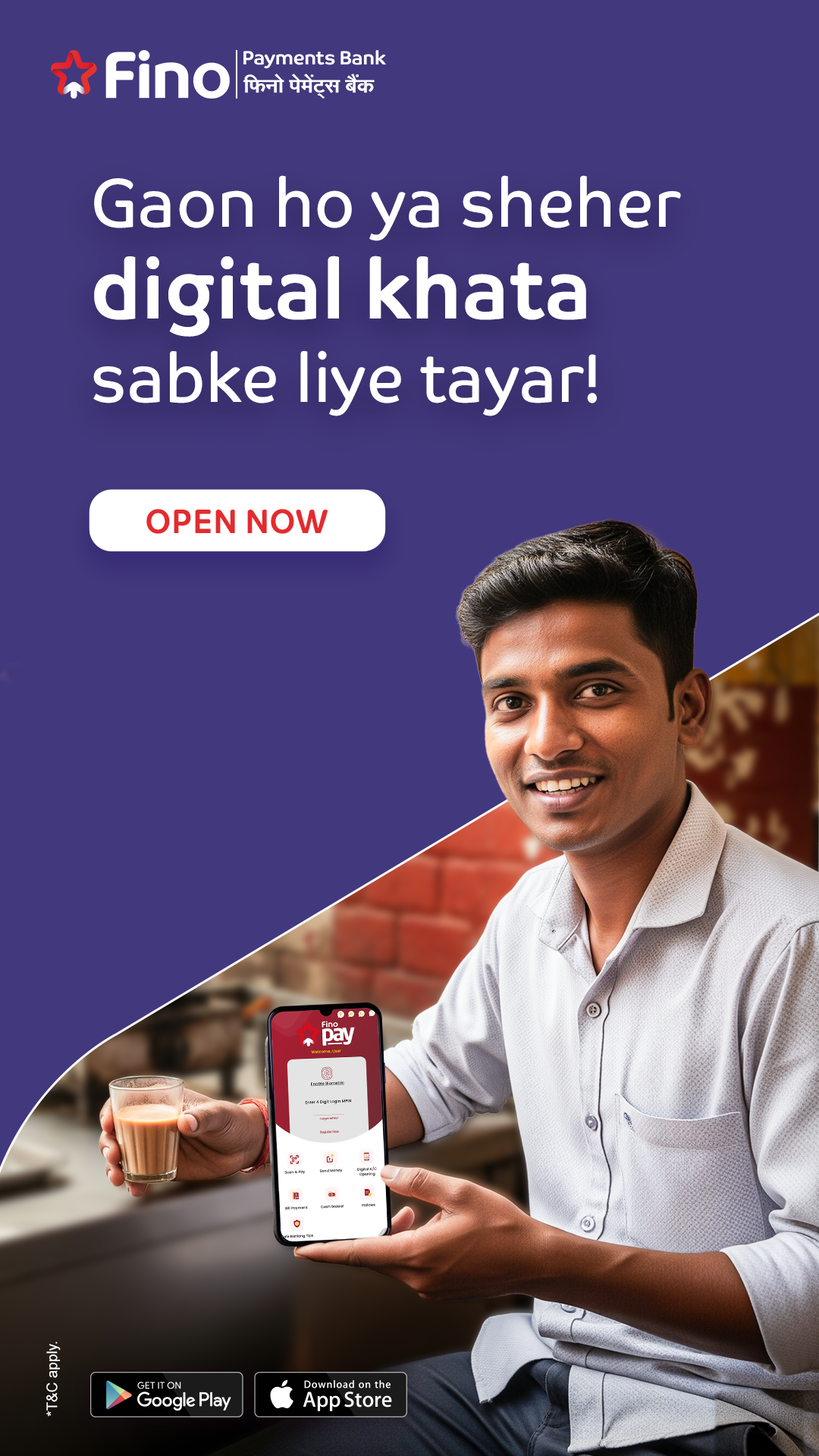 Fino Payments Bank Facebook ad