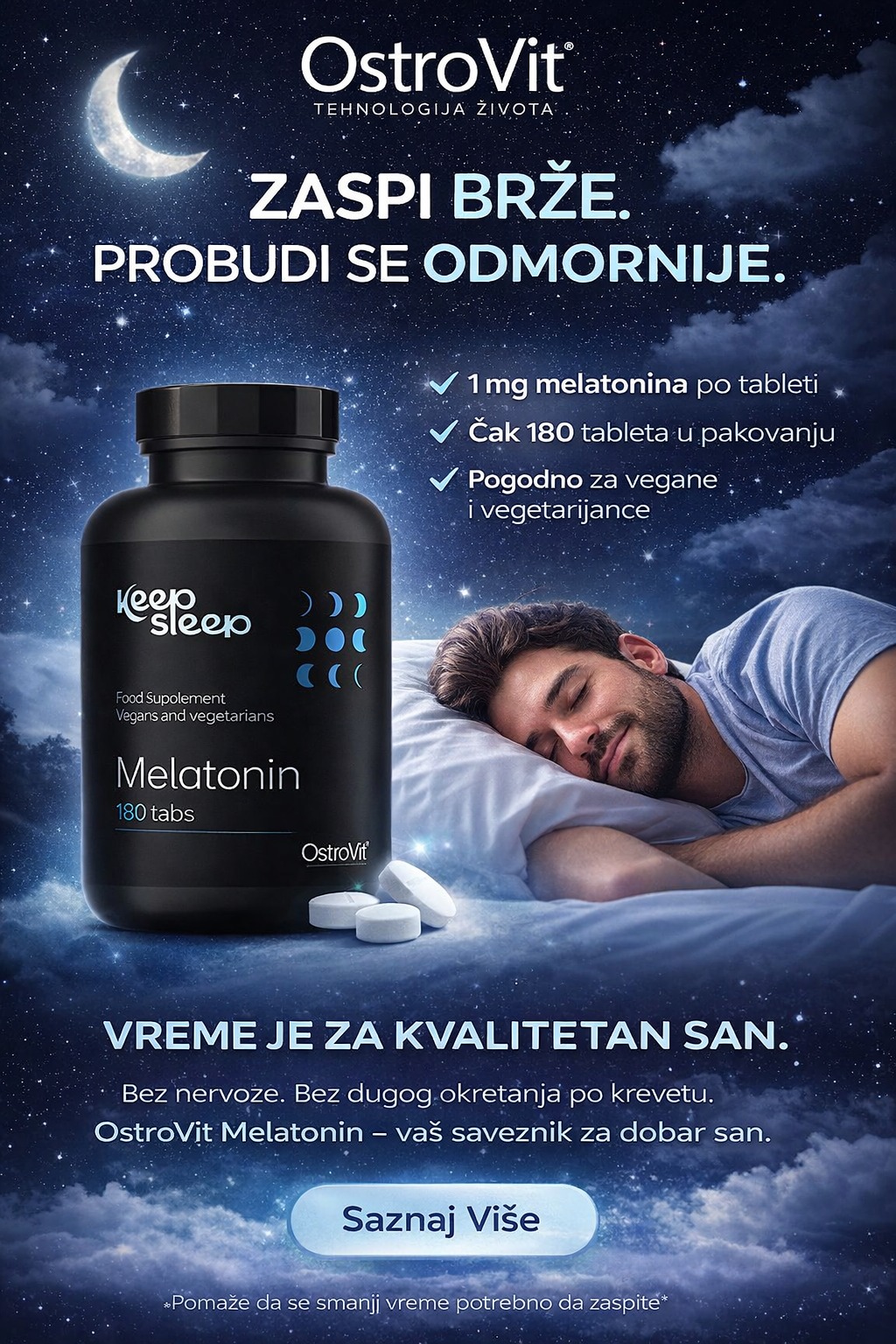LAMA Vita Facebook ad: Imate problem sa uspavljivanjem?