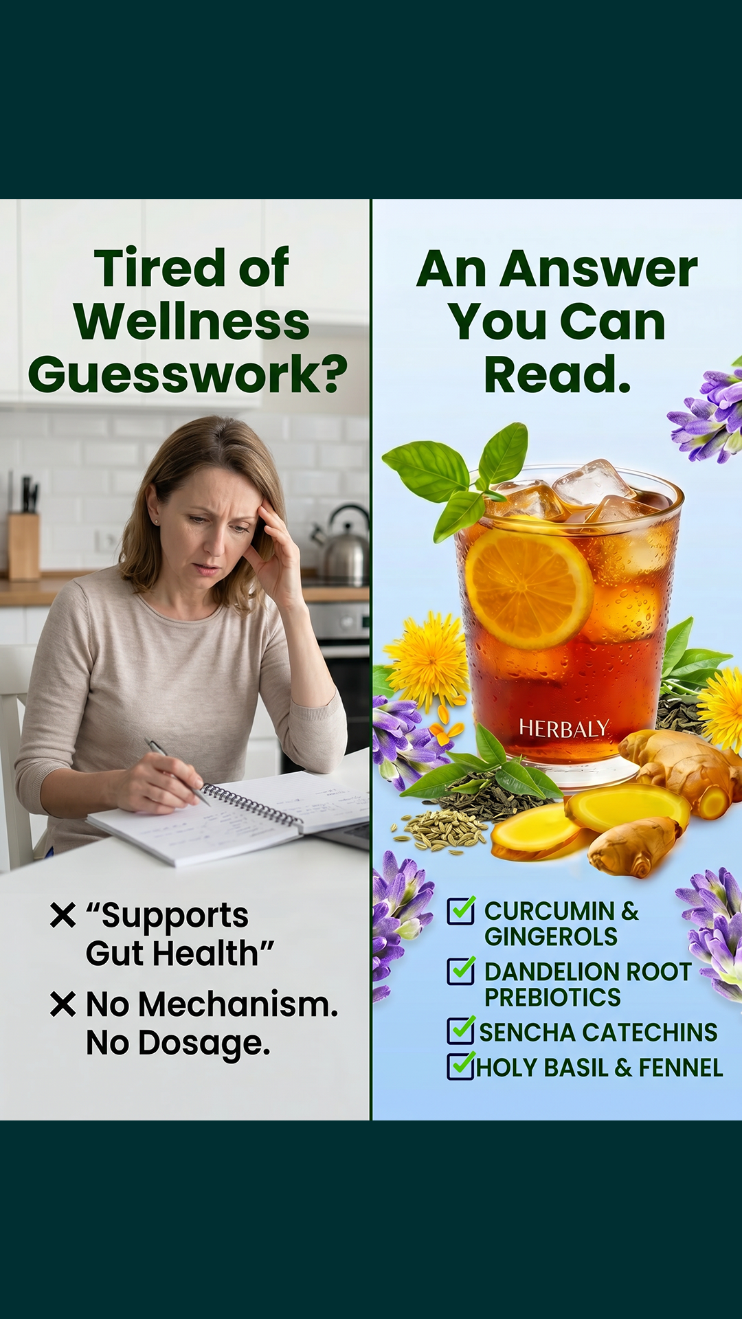 Herbaly Facebook ad
