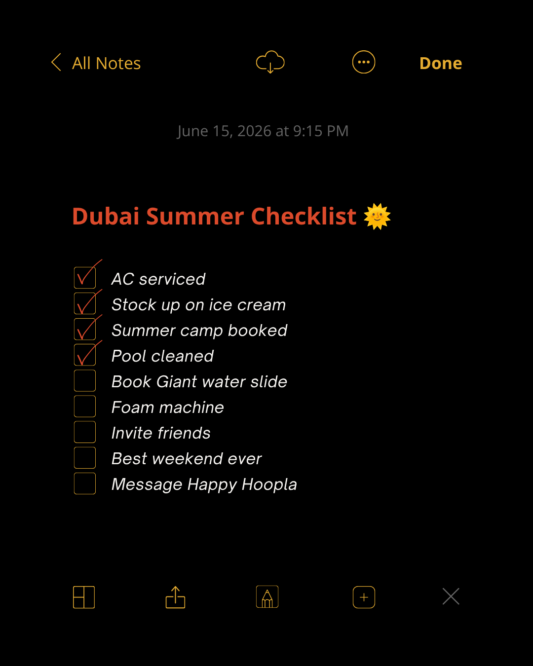 Happy Hoopla UAE Facebook ad: Summer holidays are here