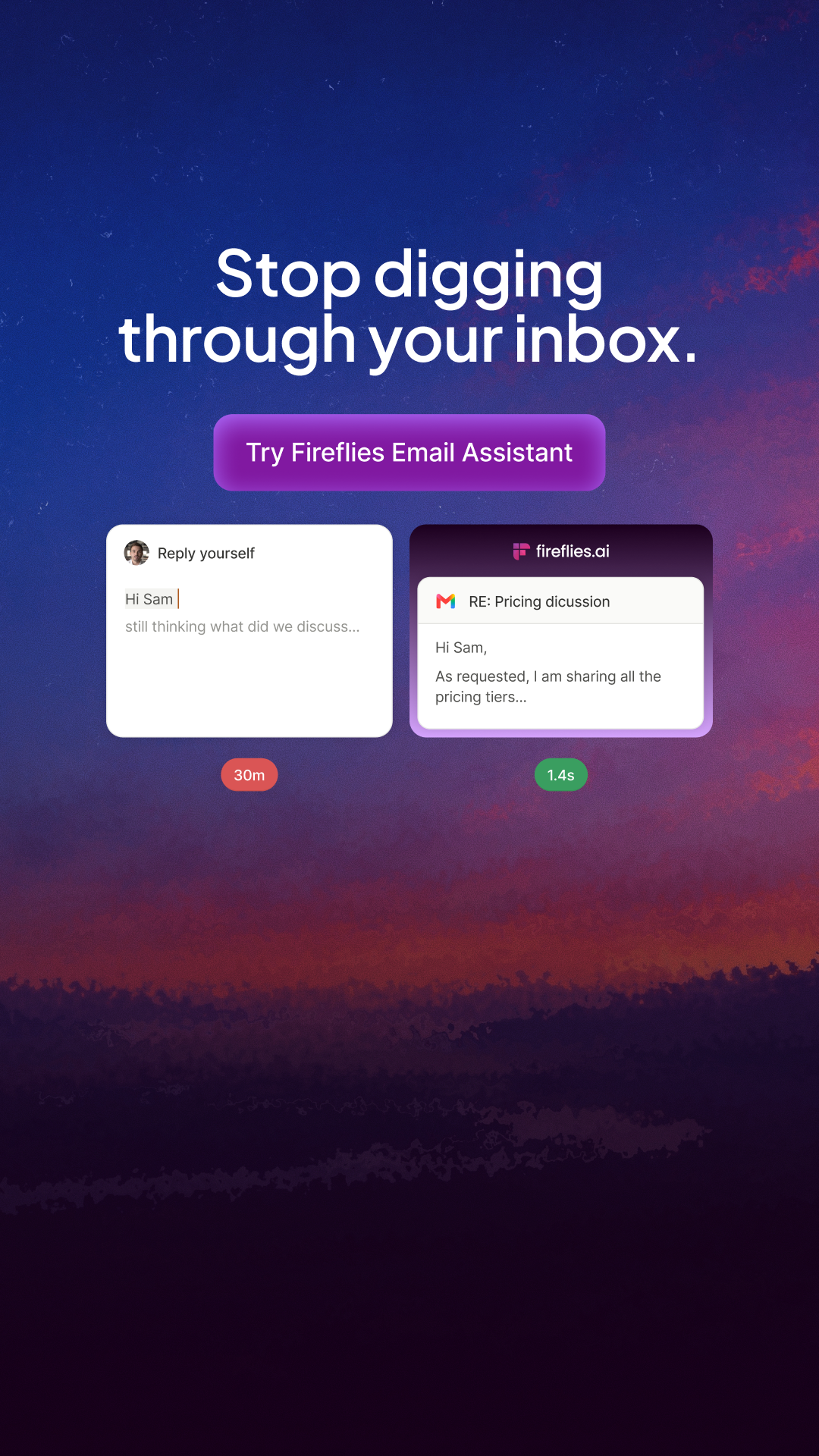 Fireflies.ai Facebook ad