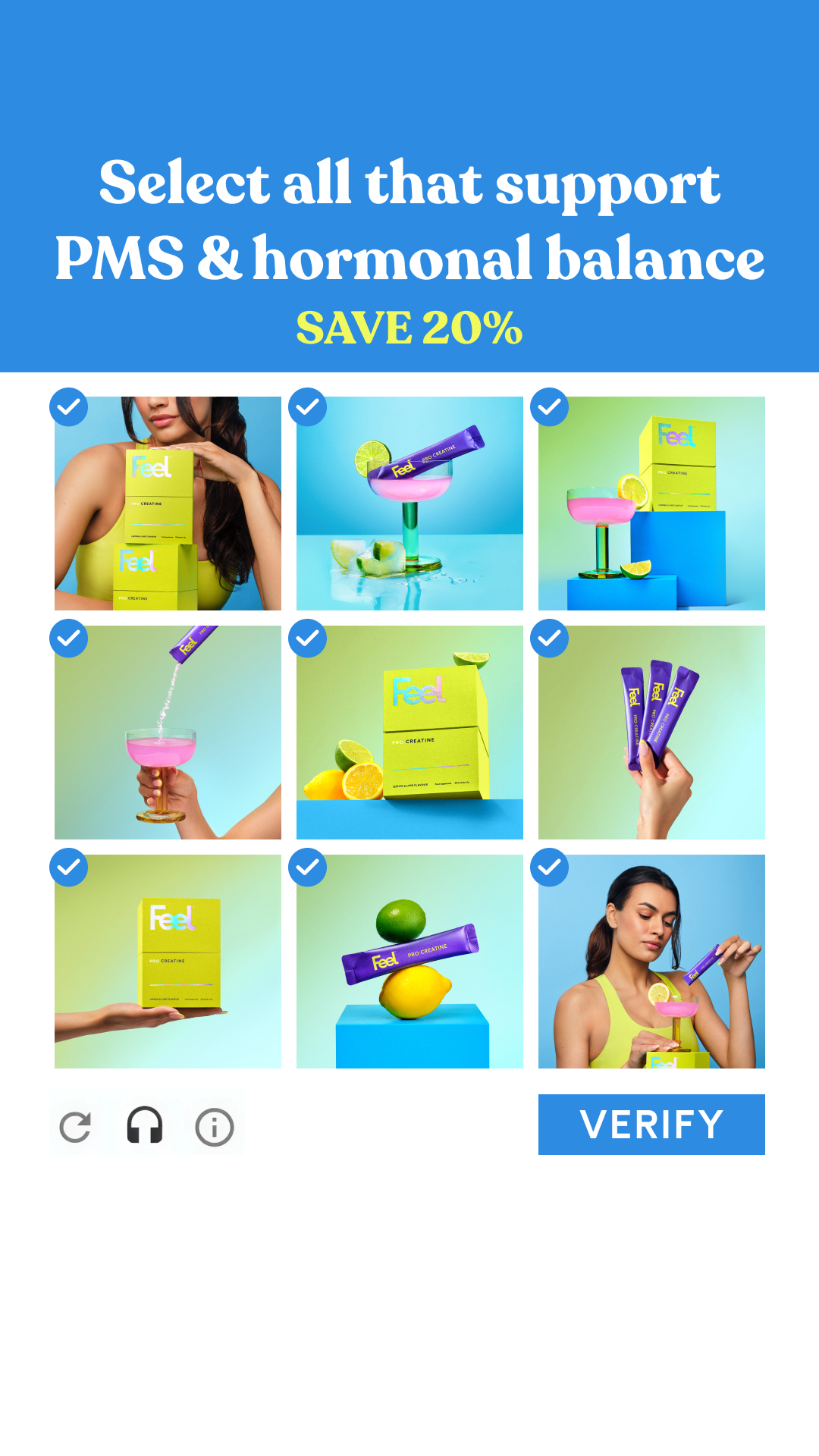 Feel Facebook ad