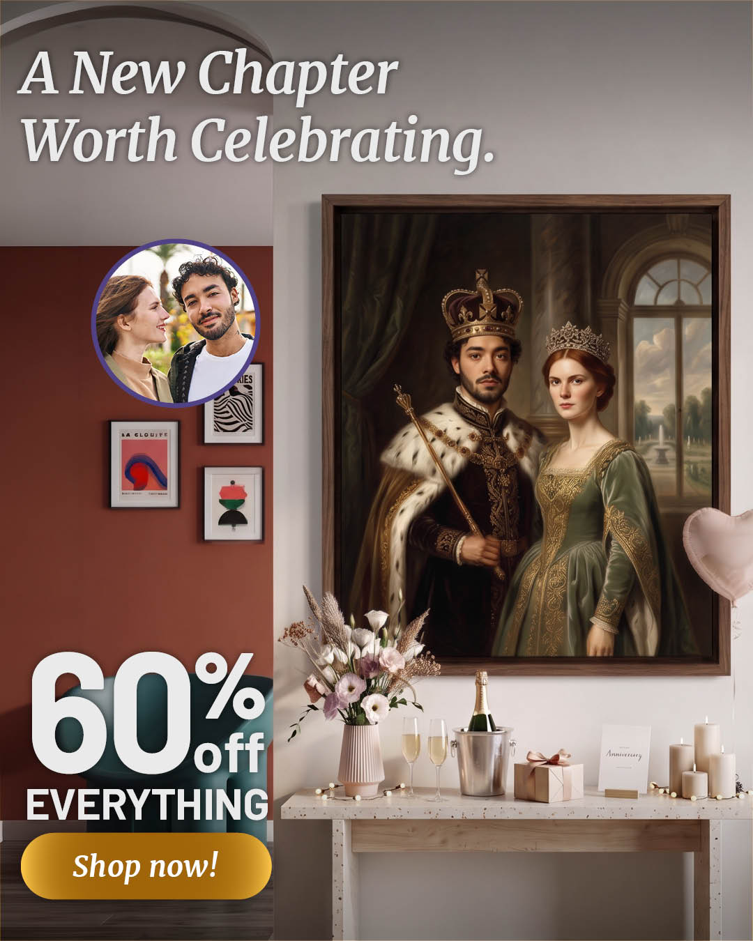 Turn Me Royal Facebook ad