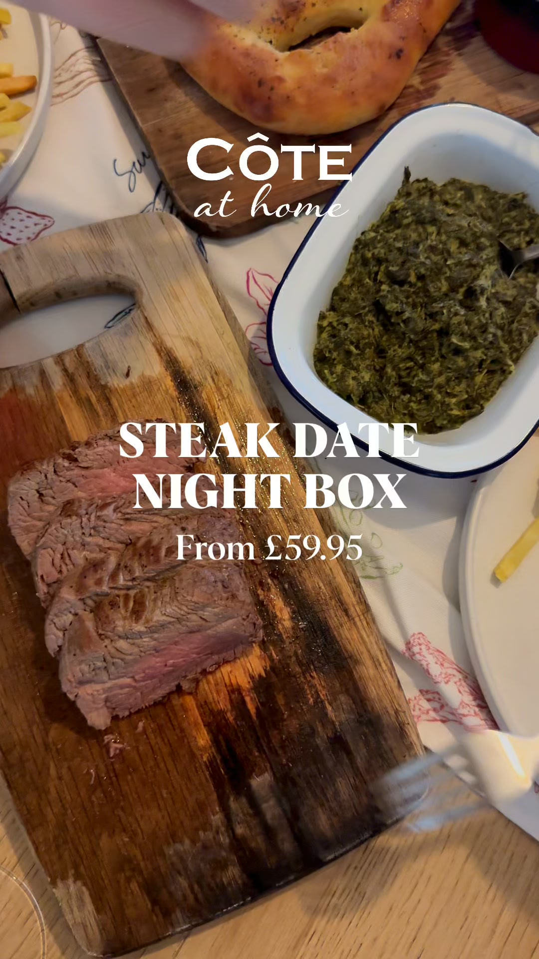 Côte Facebook ad: Experience Côte Date Night At Home