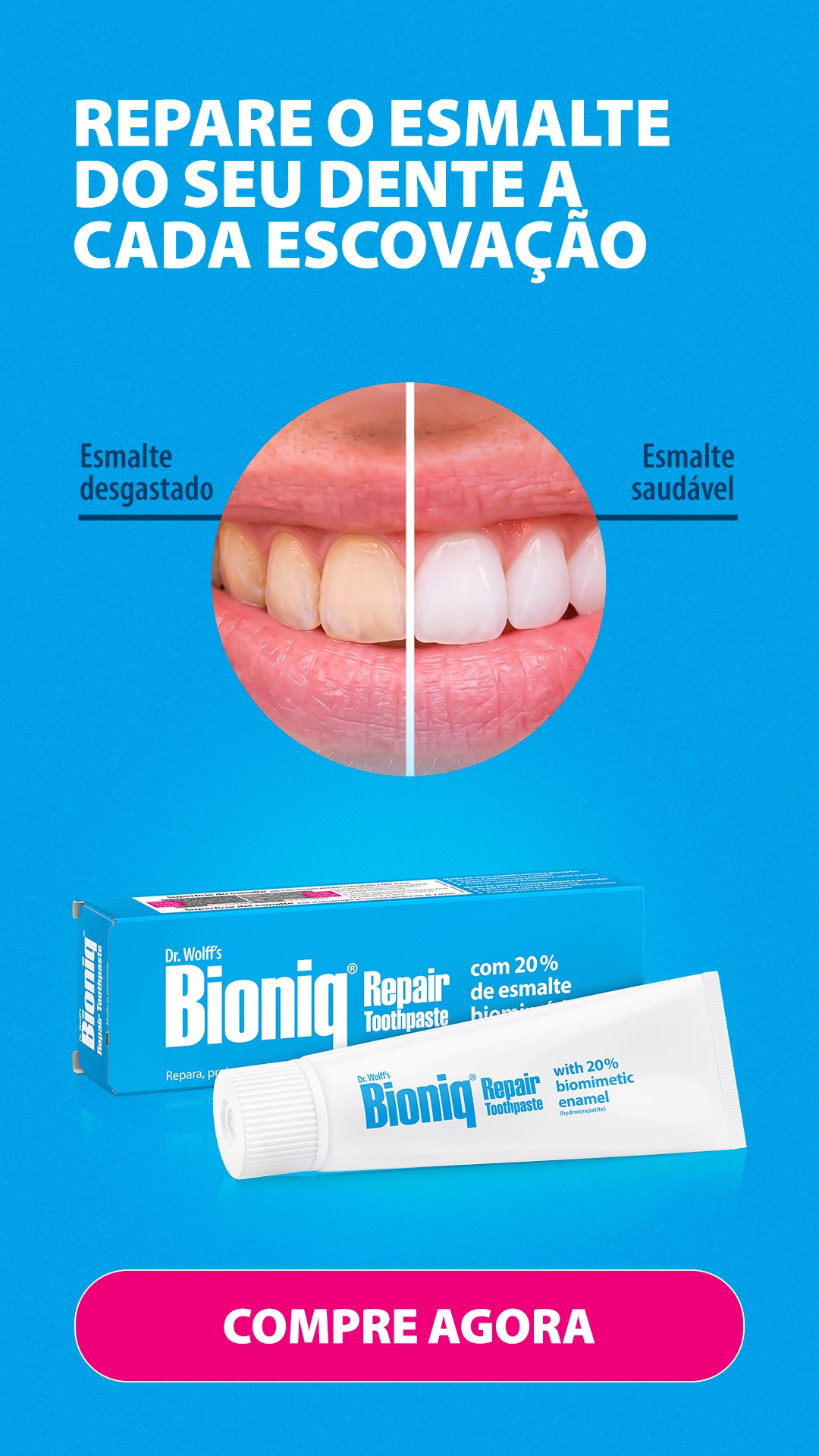 Bioniq Brasil Facebook ad from Jul 23, 2026