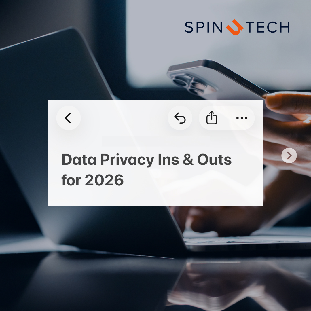 Spinutech Facebook ad: Data privacy is a competitive edge.
