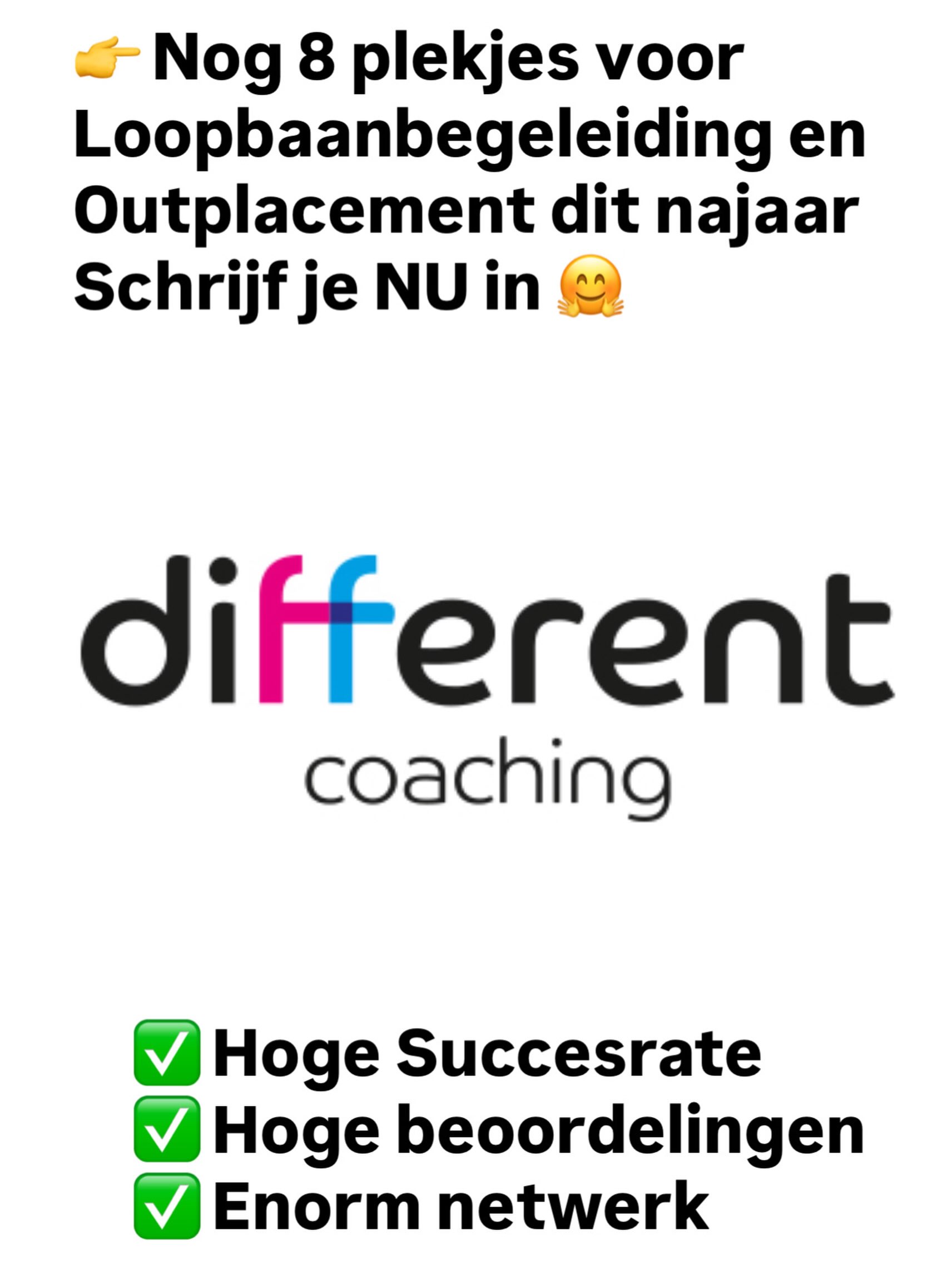 Different Coaching Eindhoven Facebook ad