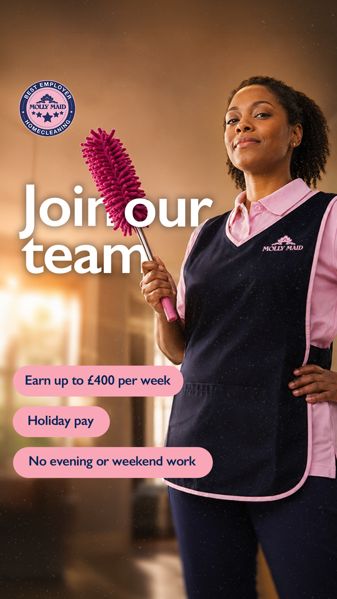 MOLLY MAID UK Facebook ad from Jul 1, 2026