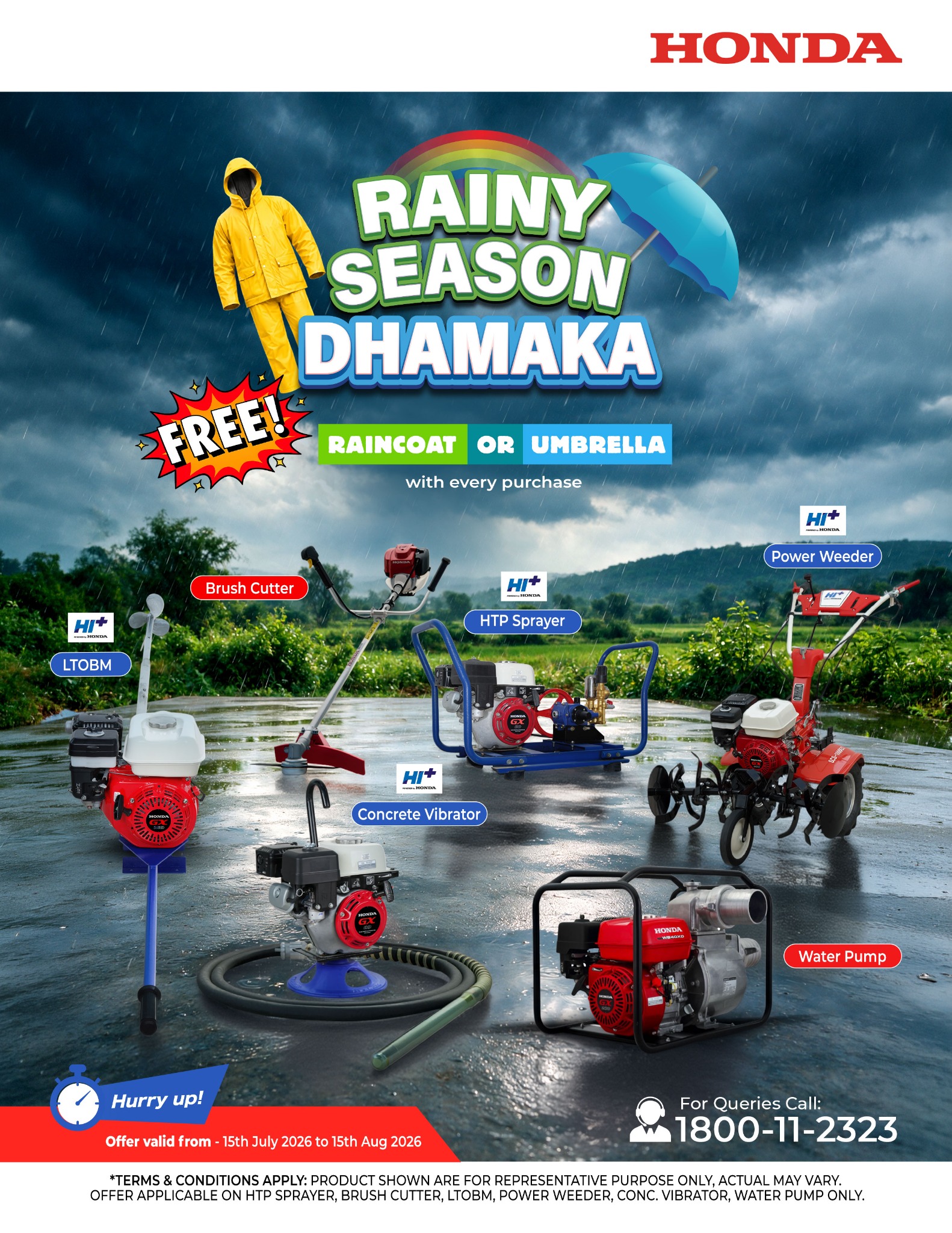 Honda India Power Products Limited Facebook ad from Jul 22, 2026