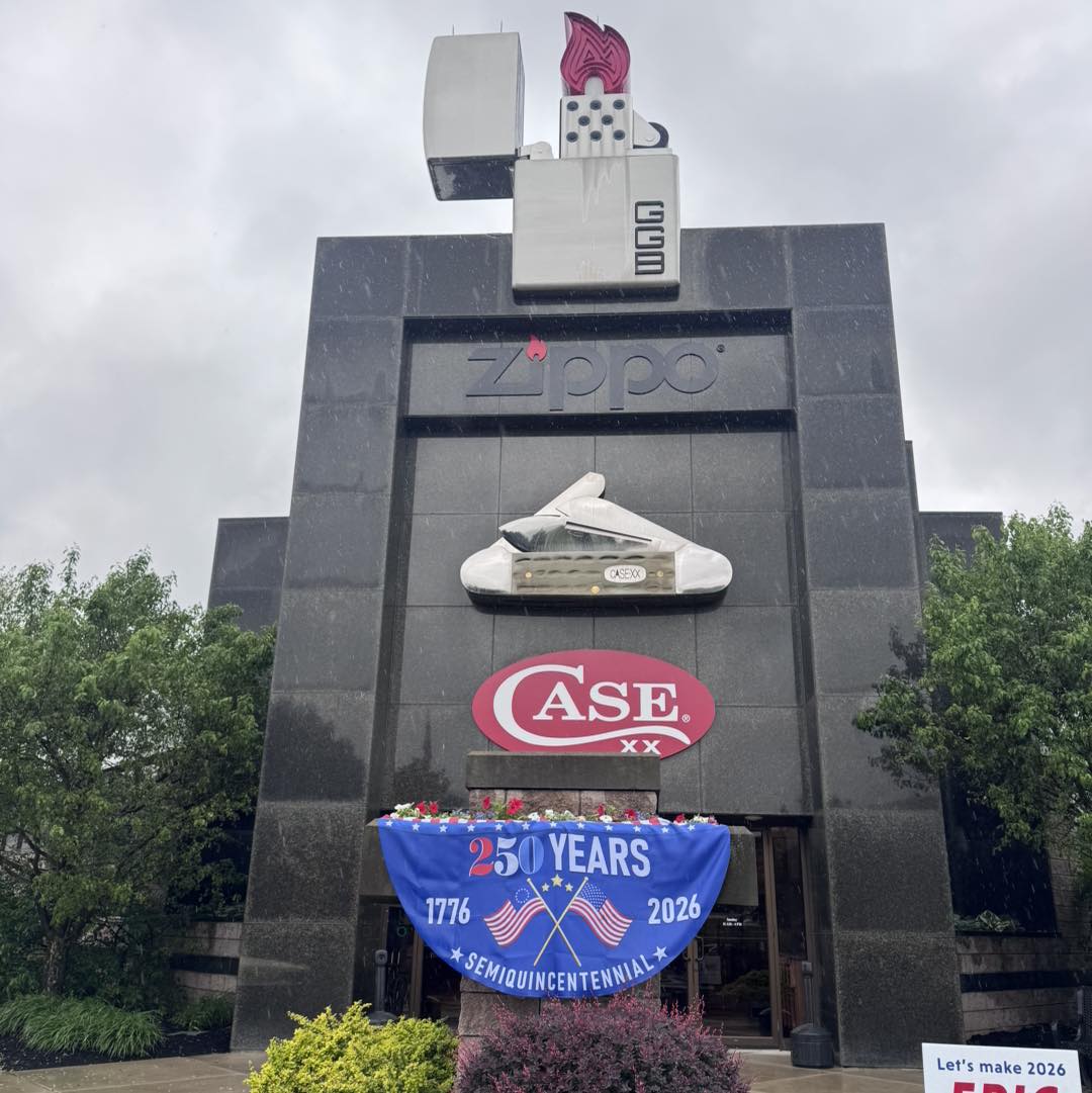 Zippo/Case Museum & Flagship Store Facebook ad: Looking for something to do this rainy, holiday…