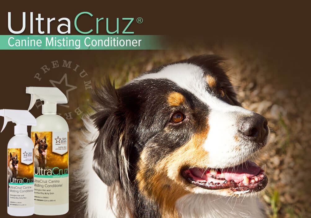 UltraCruz Facebook ad: Soft coat. Tangle-free.