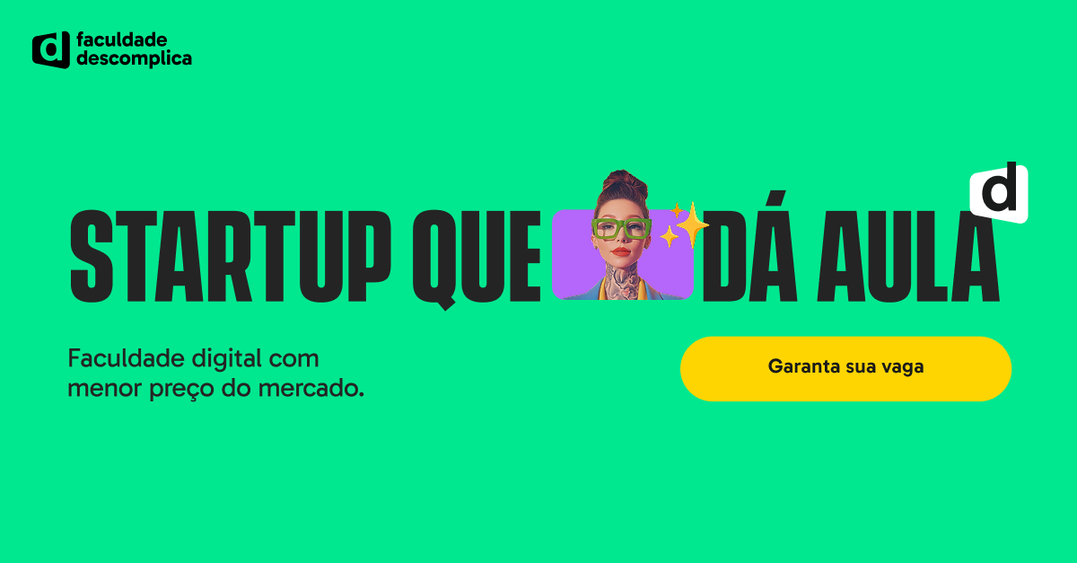 Faculdade Descomplica Facebook ad from May 13, 2026