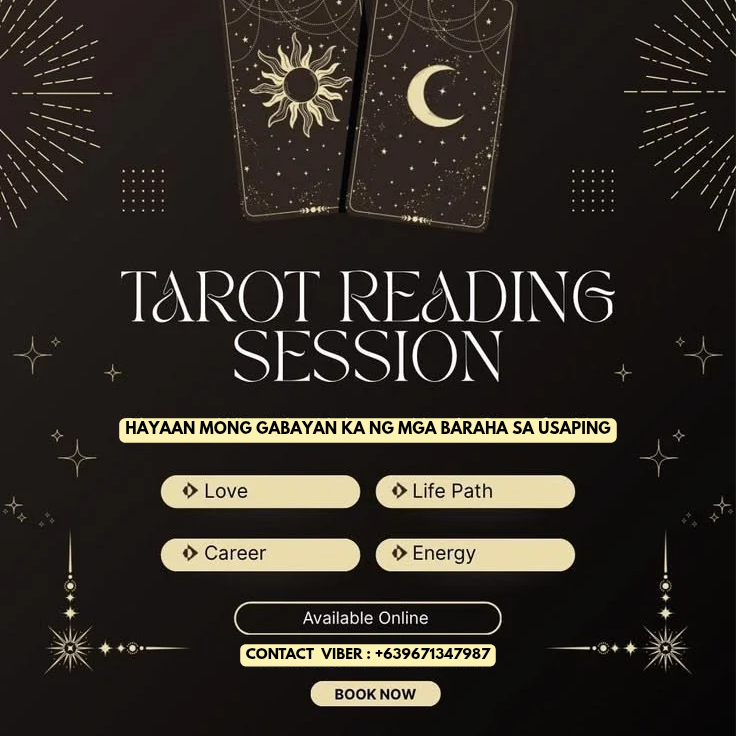 Tarot Card Reading Facebook ad: Chat in Messenger