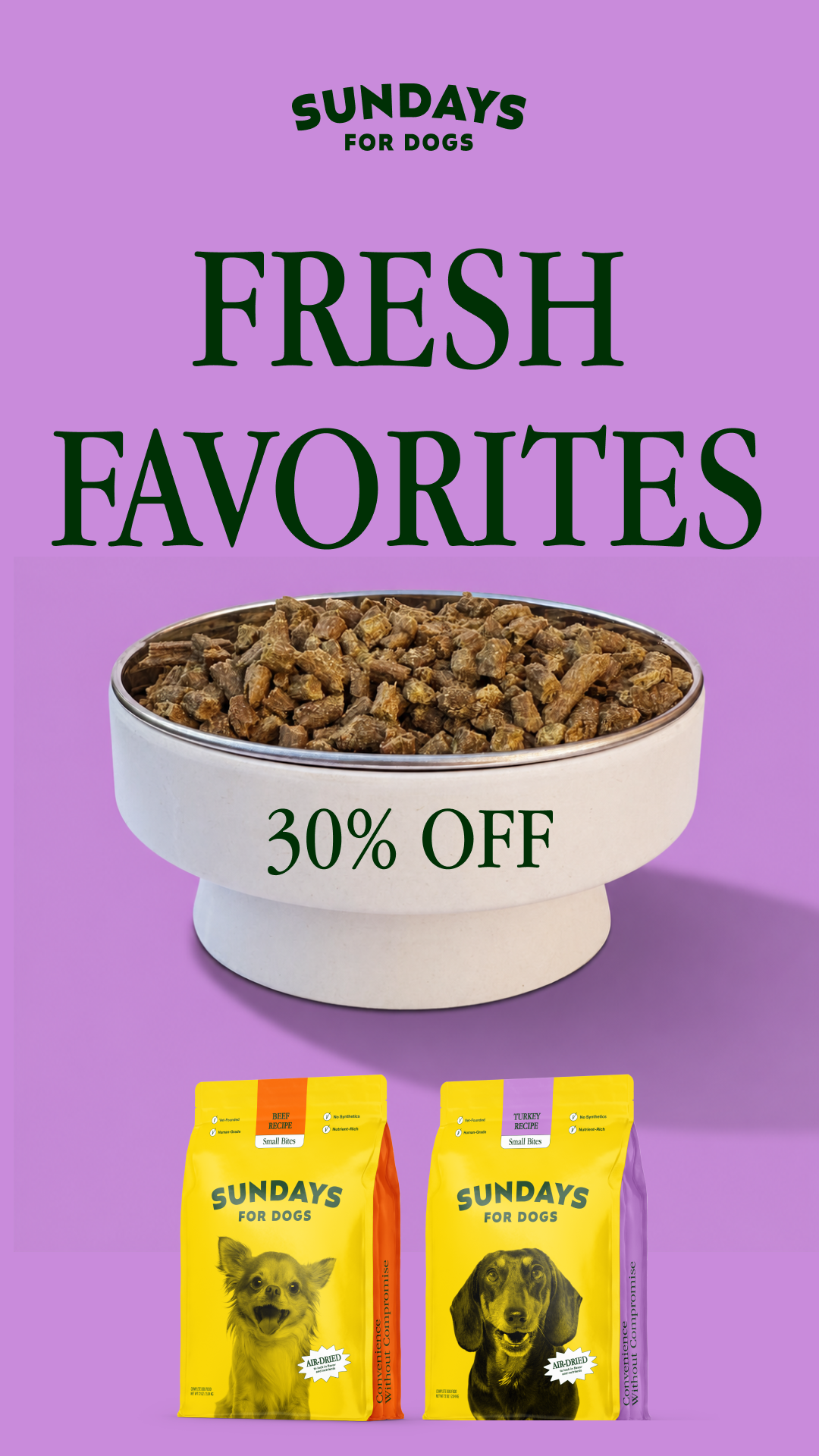 Sundays Facebook ad