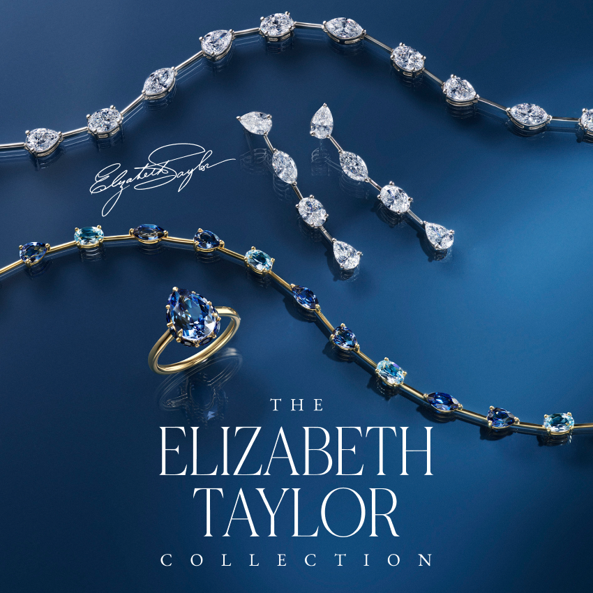 Brilliant Earth Facebook ad: The Elizabeth Taylor Collection
