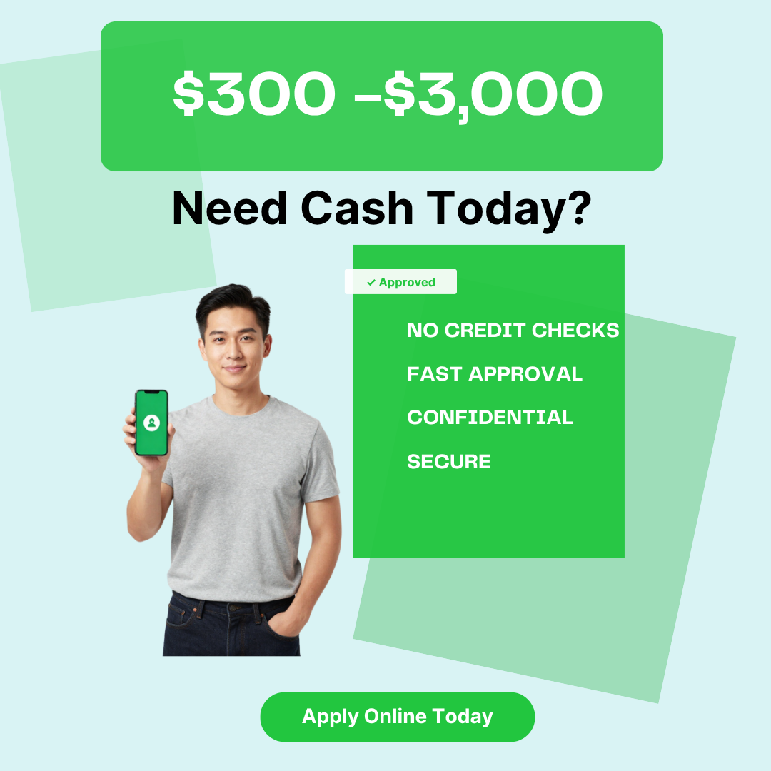 Cash Depot Facebook ad: Secure Online Loans Canada