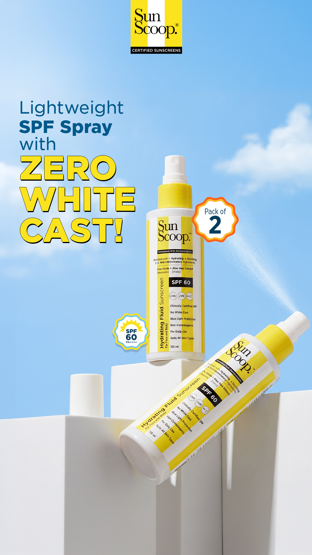 Sunscoop SPF Facebook ad