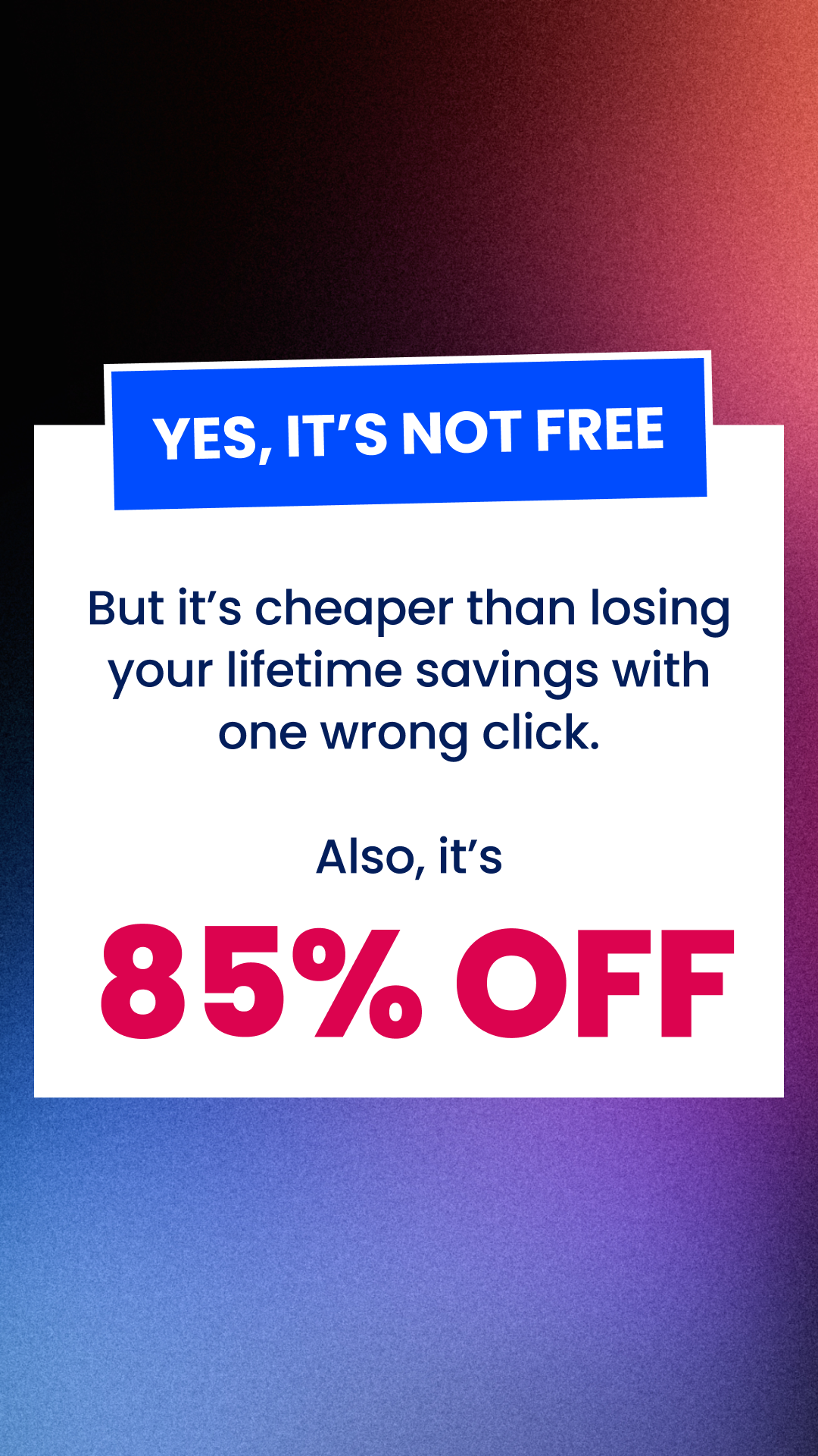 Surfshark Facebook ad
