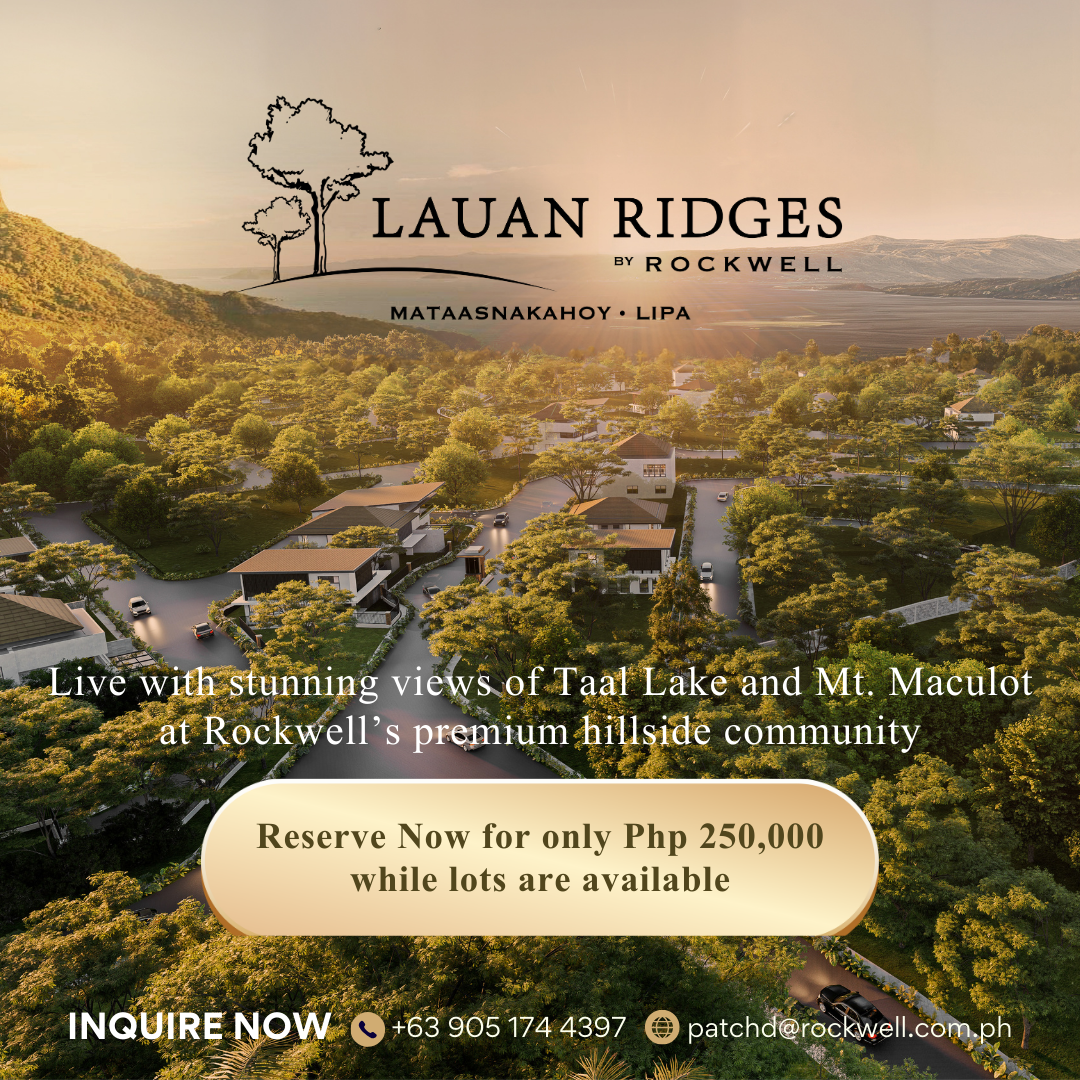 Rockwell Land Sales by Patch Dela Cruz Facebook ad: Experience Hillside Wellness Living Curated for You at…