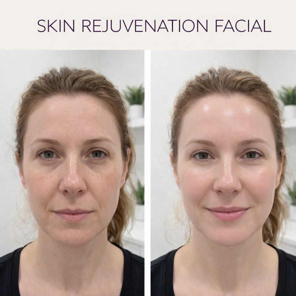La Lash and Beauty Bar Facebook ad: Rejuvenation Facial - Only $99