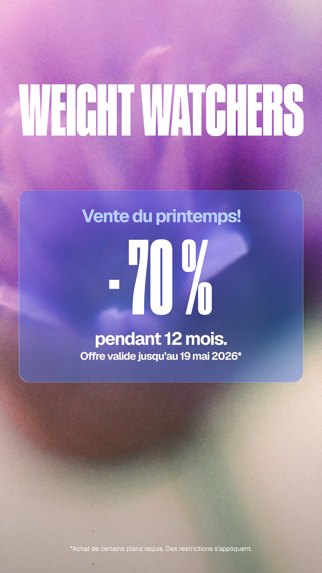 WW Canada Facebook ad