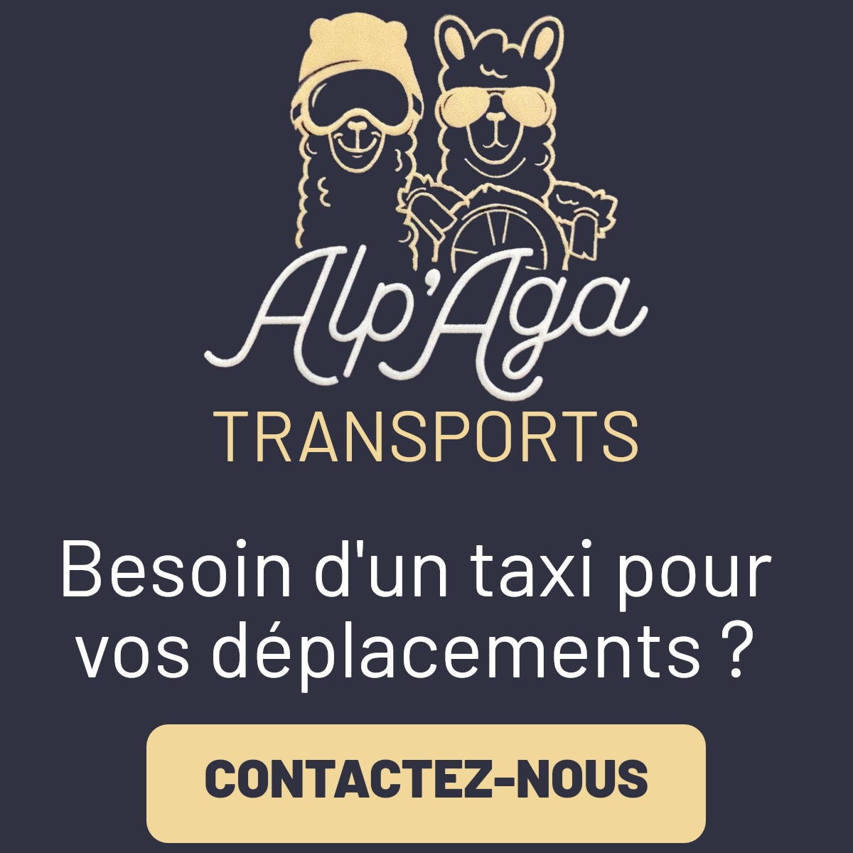 Service de Taxis Facebook ad: Alp'Aga Transports Tignes - Taxis (adresse, horaires)