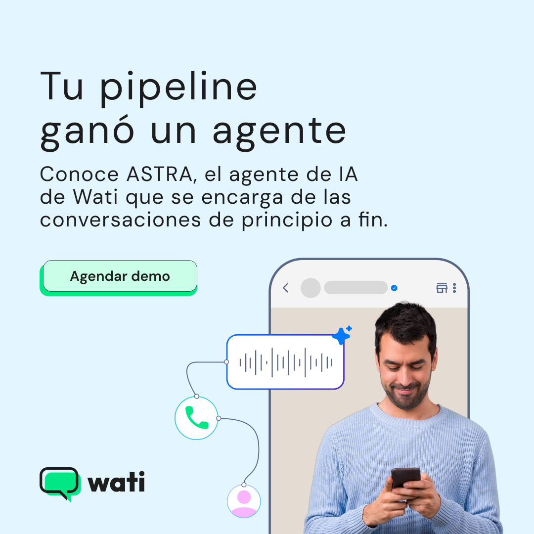Wati LATAM Facebook ad: Nunca más pierdas ventas