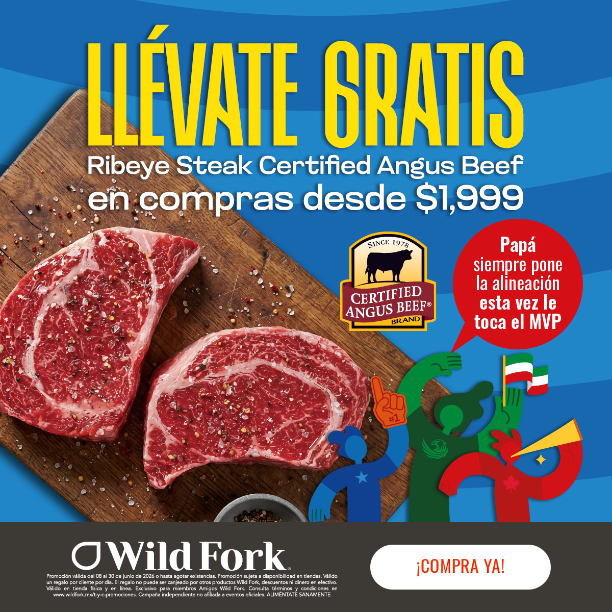 WildFork.mx Facebook ad