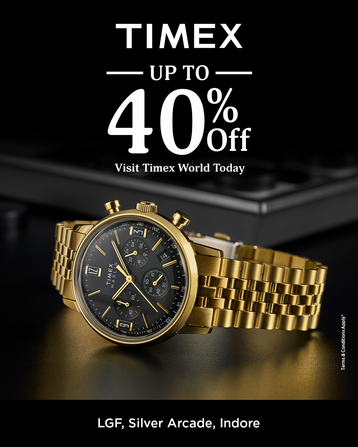 Timex India Facebook ad: Try Our Watches In Store
