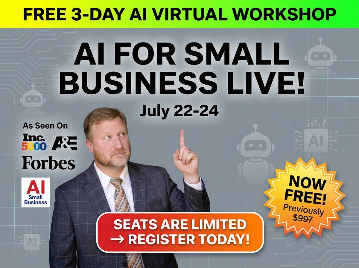 AI for small business owners - AI education Facebook ad