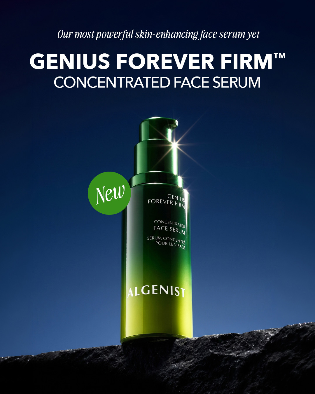 Algenist Facebook ad from Aug 7, 2026