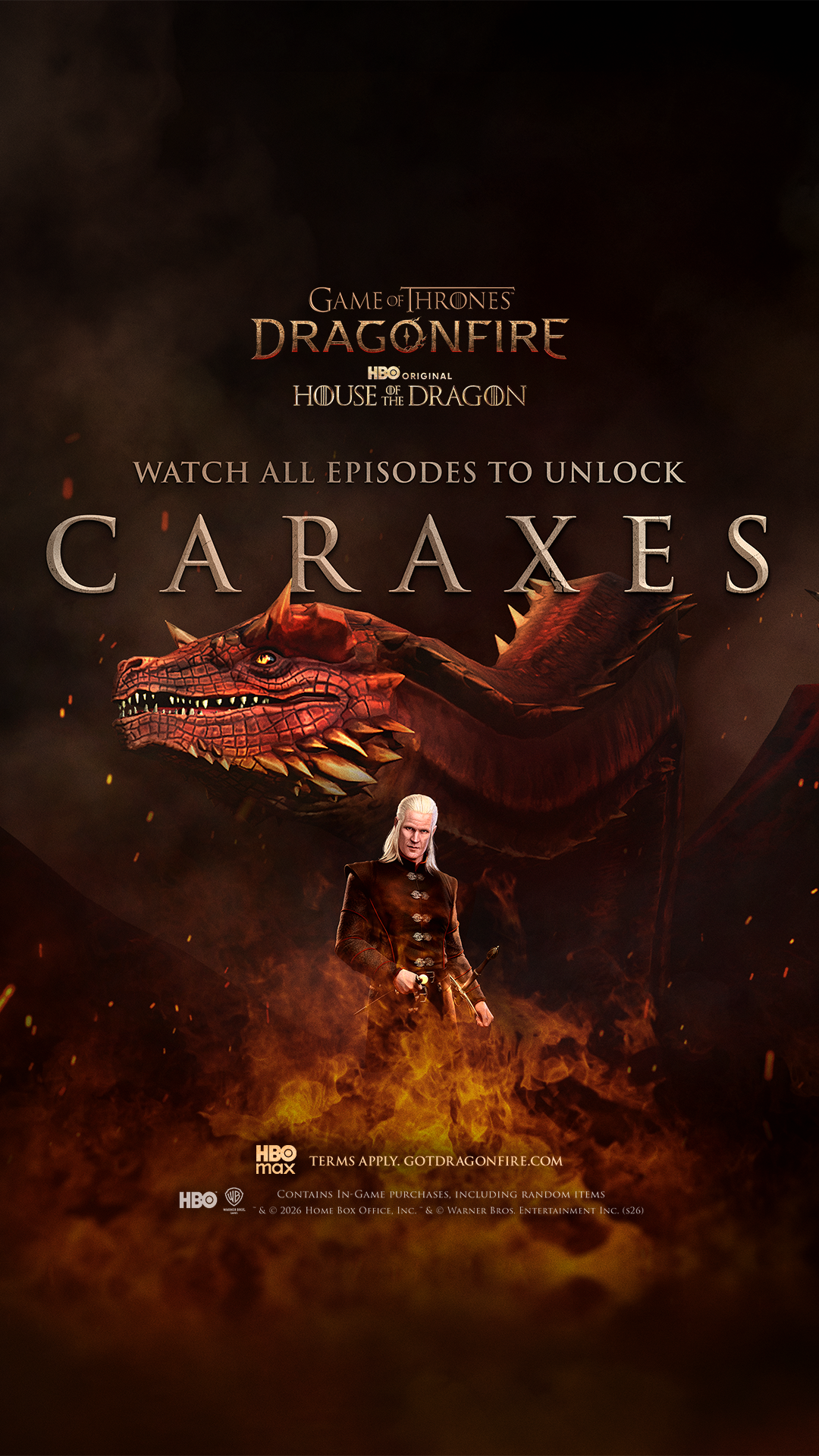 Game of Thrones: Dragonfire Facebook ad