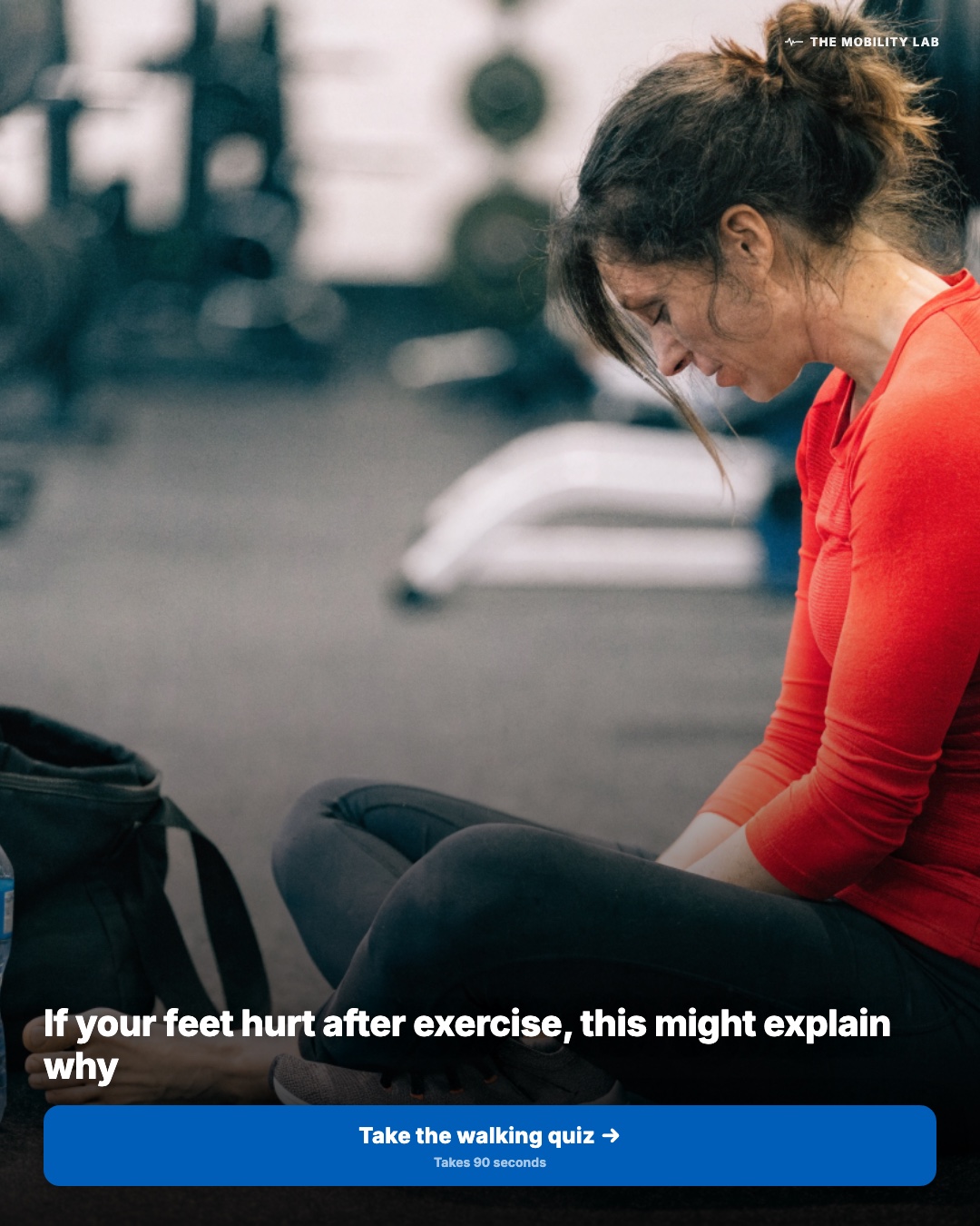 The Mobility Lab Facebook ad: Take the walking quiz