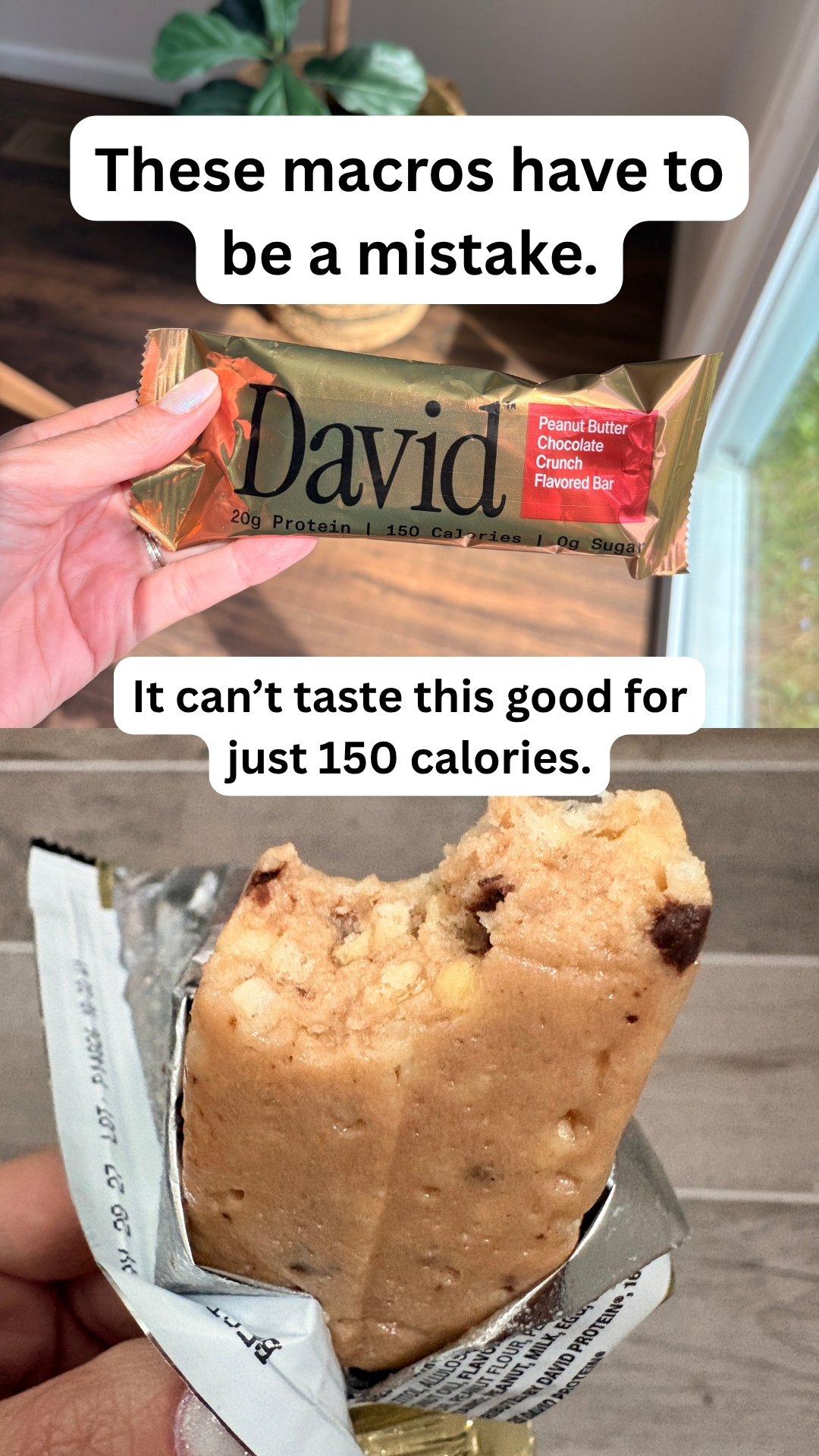 BroBible Facebook ad: 28g Protein. 150 Calories. Seriously