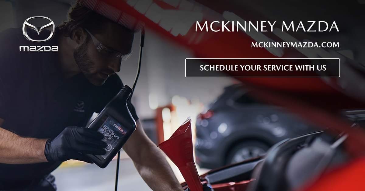 McKinney Mazda Facebook ad: Visit the McKinney Mazda Service Center