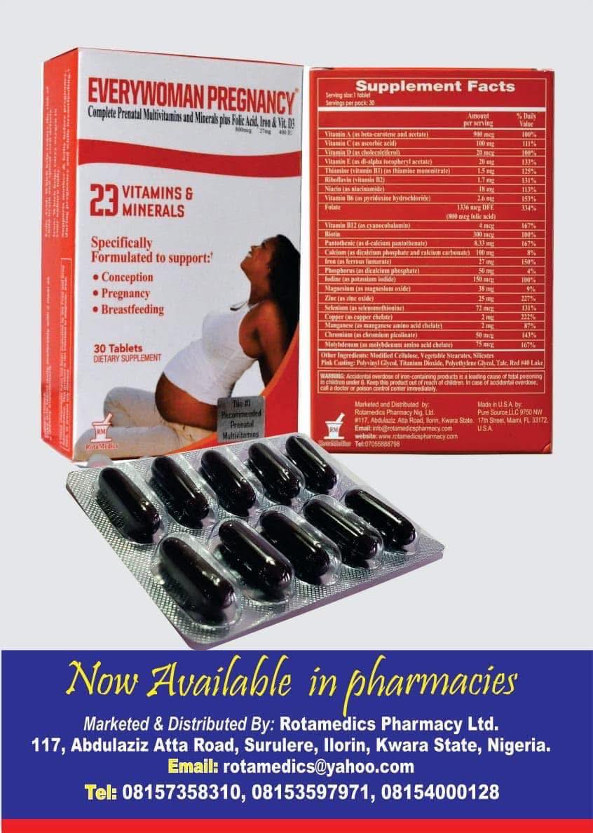 Everyman & Everywoman Once Daily Complete Multivitamins & Minerals Tablets Facebook ad