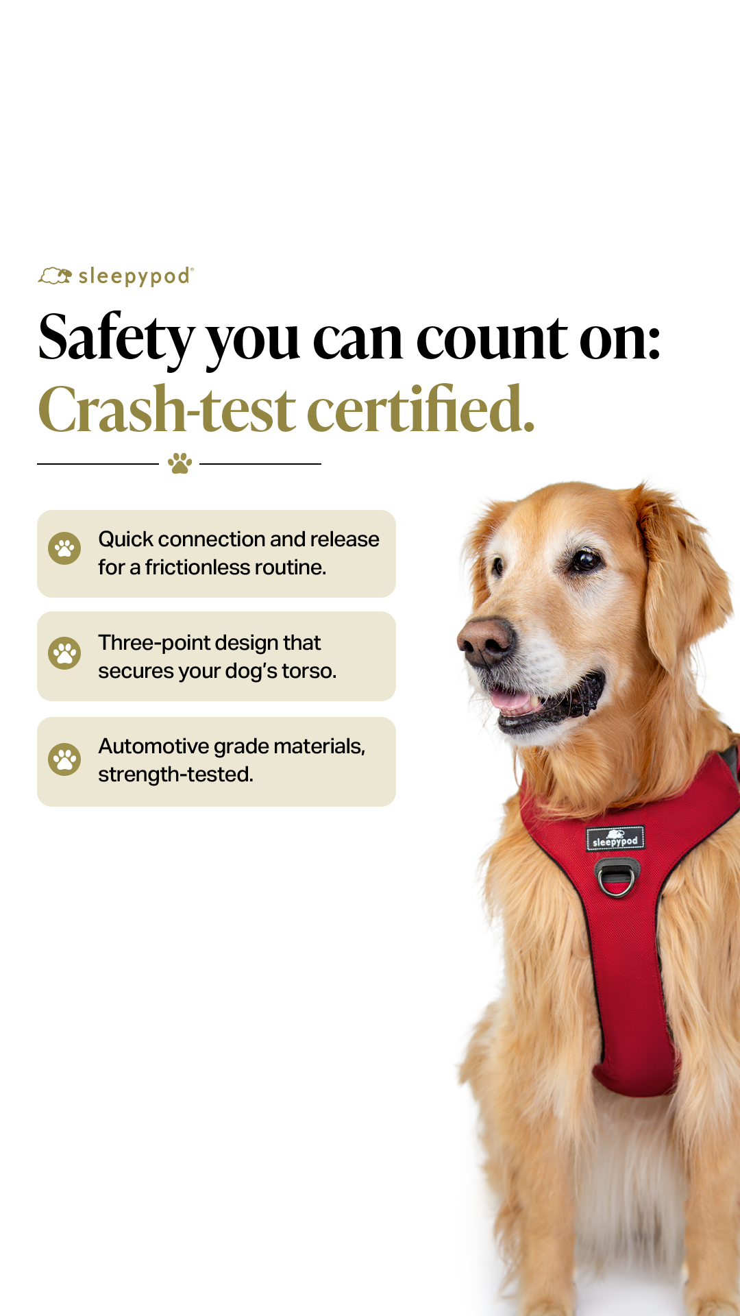 Sleepypod Facebook ad: CPS Certified