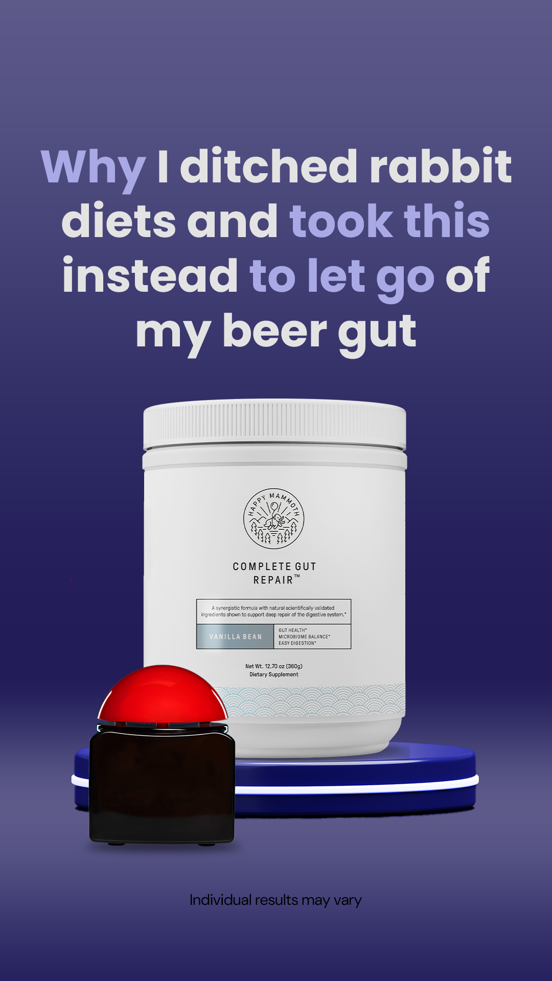 Morph Method Facebook ad