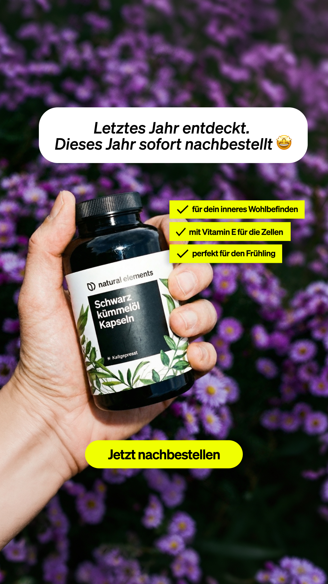 natural elements Facebook ad