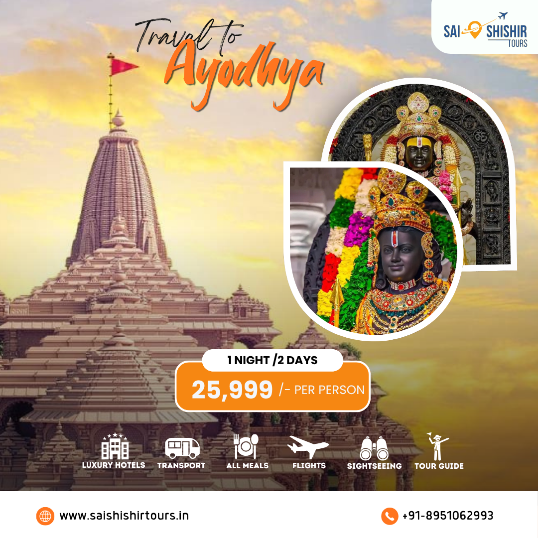 Sai Shishir Tours Facebook ad
