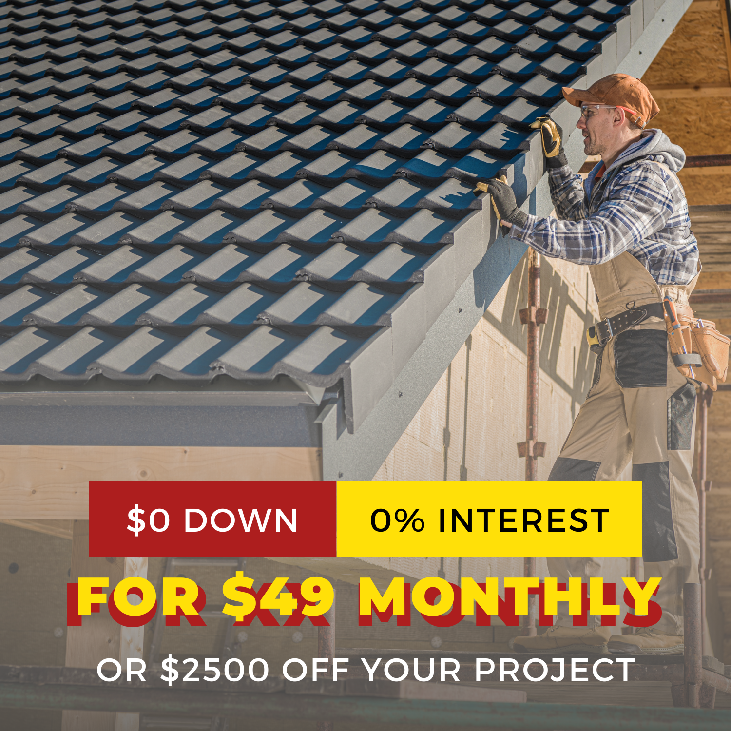 House Transformers Inc. Facebook ad: Get $2500 OFF Roof Replacement