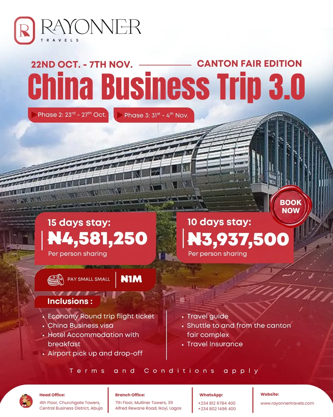 Rayonner Travels Facebook ad: Following the success of our previous editions, Rayonner…
