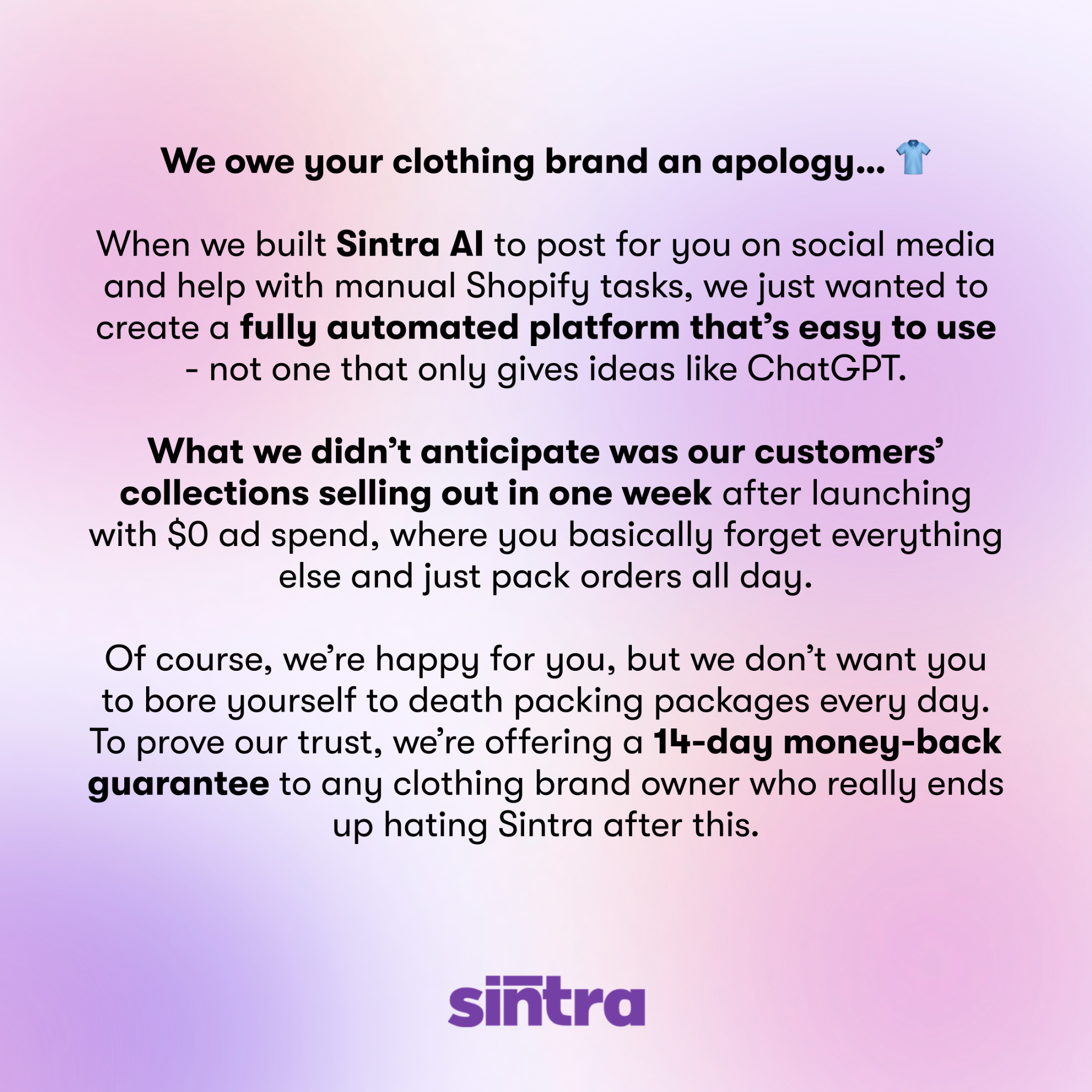 sintra.ai Facebook ad