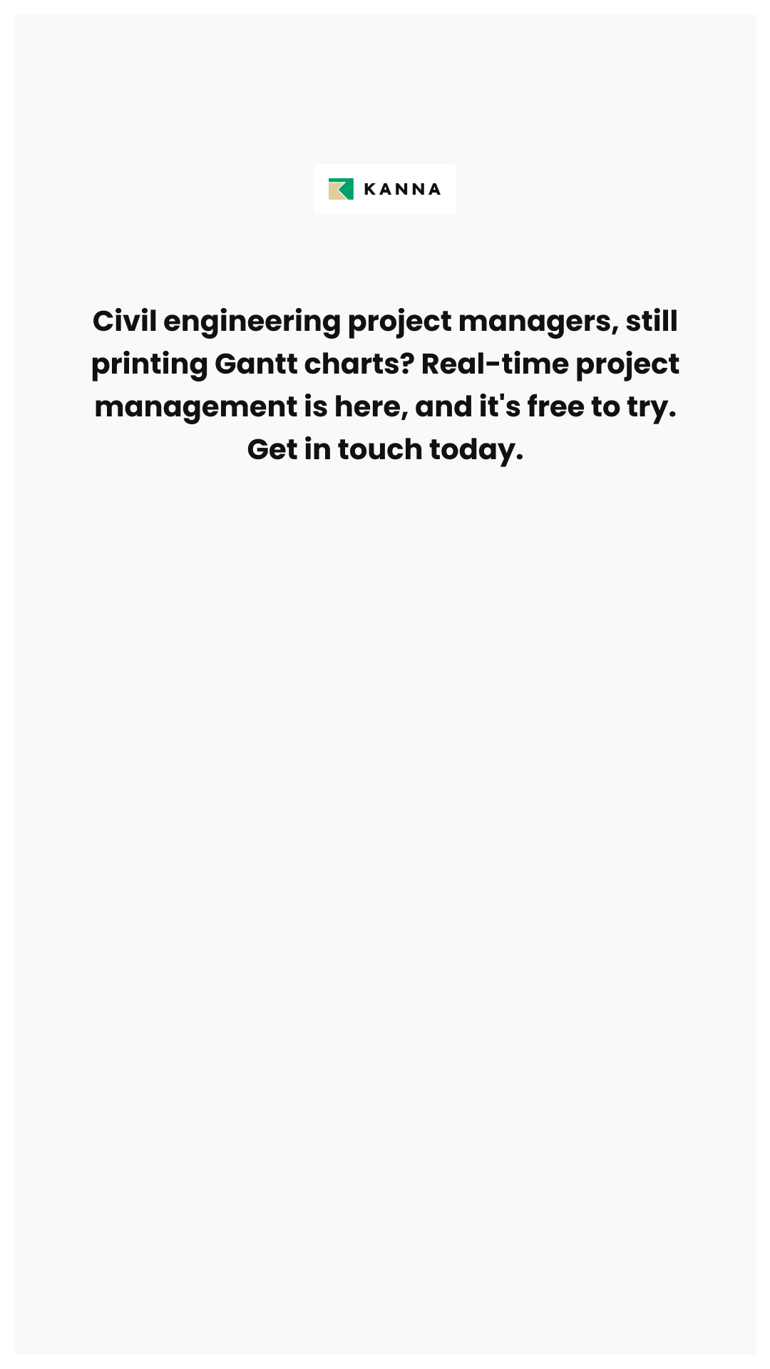 KANNA - Project Digitalization Service Facebook ad