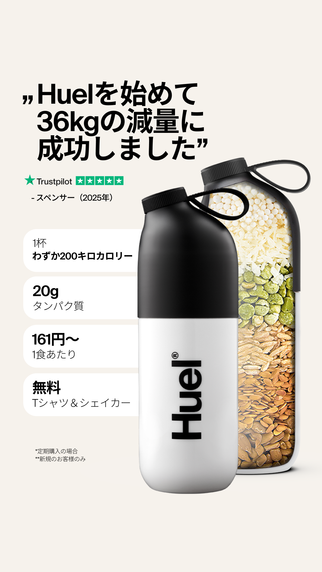 Huel Facebook ad
