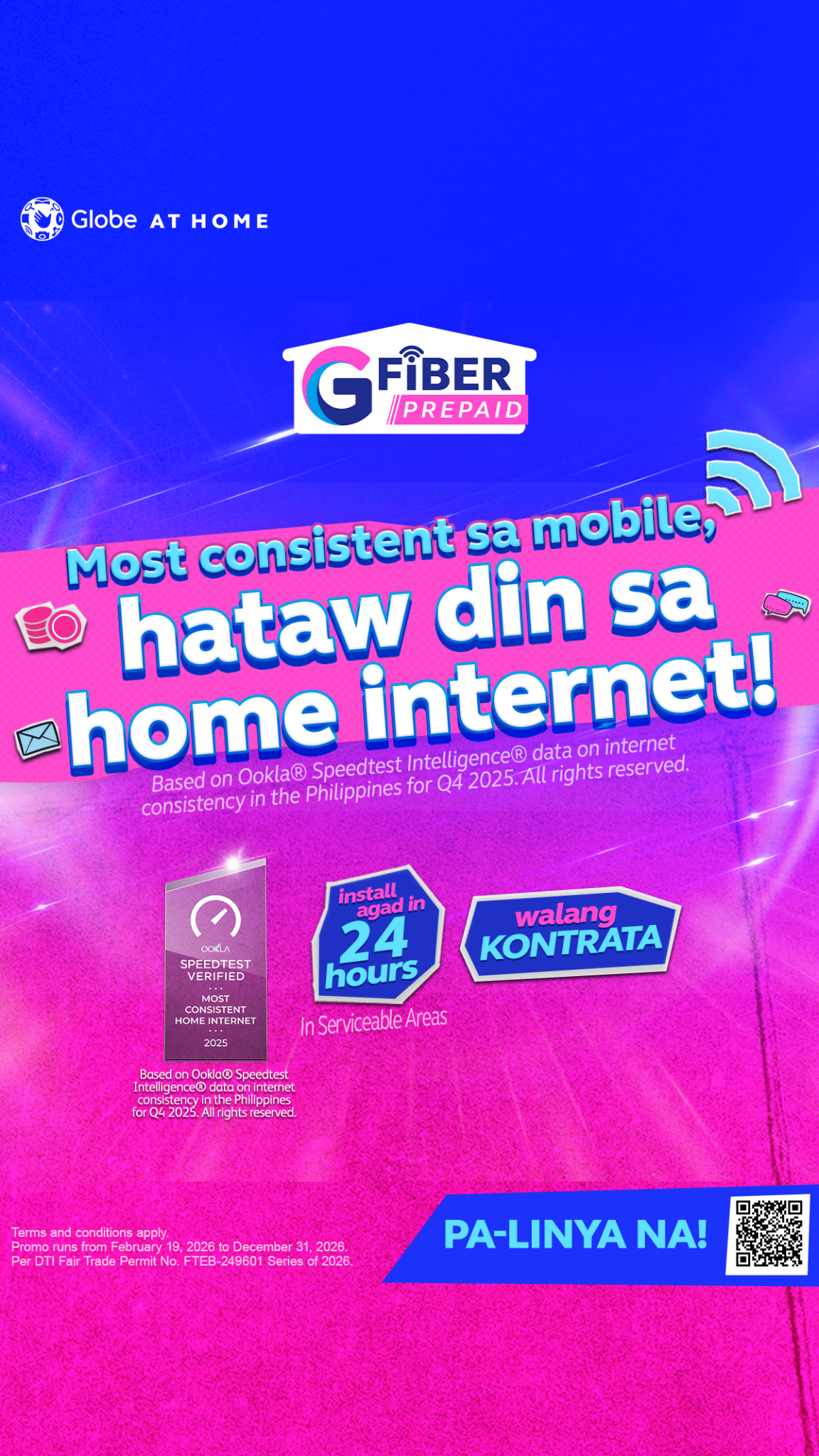 Globe At Home Facebook ad