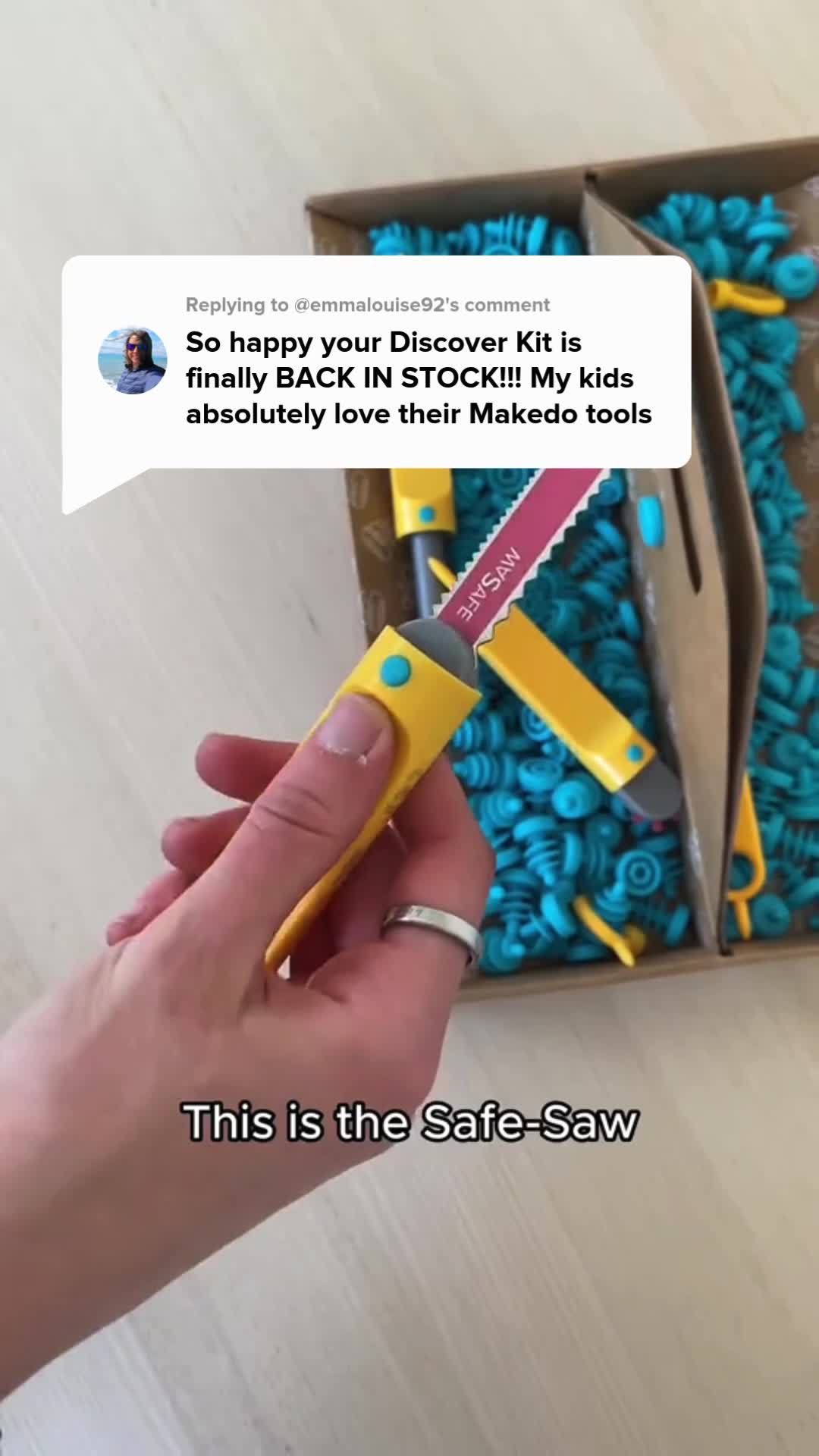 Makedo Facebook ad: Tools. For Kids. For Cardboard