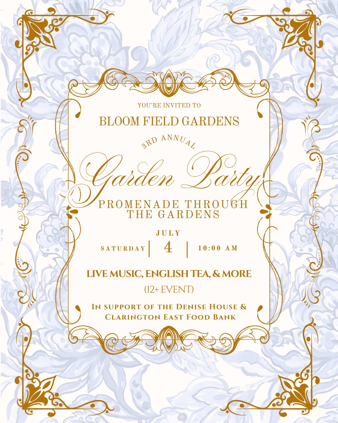 Bloom Field Floral and Garden Centre Facebook ad: You're invited