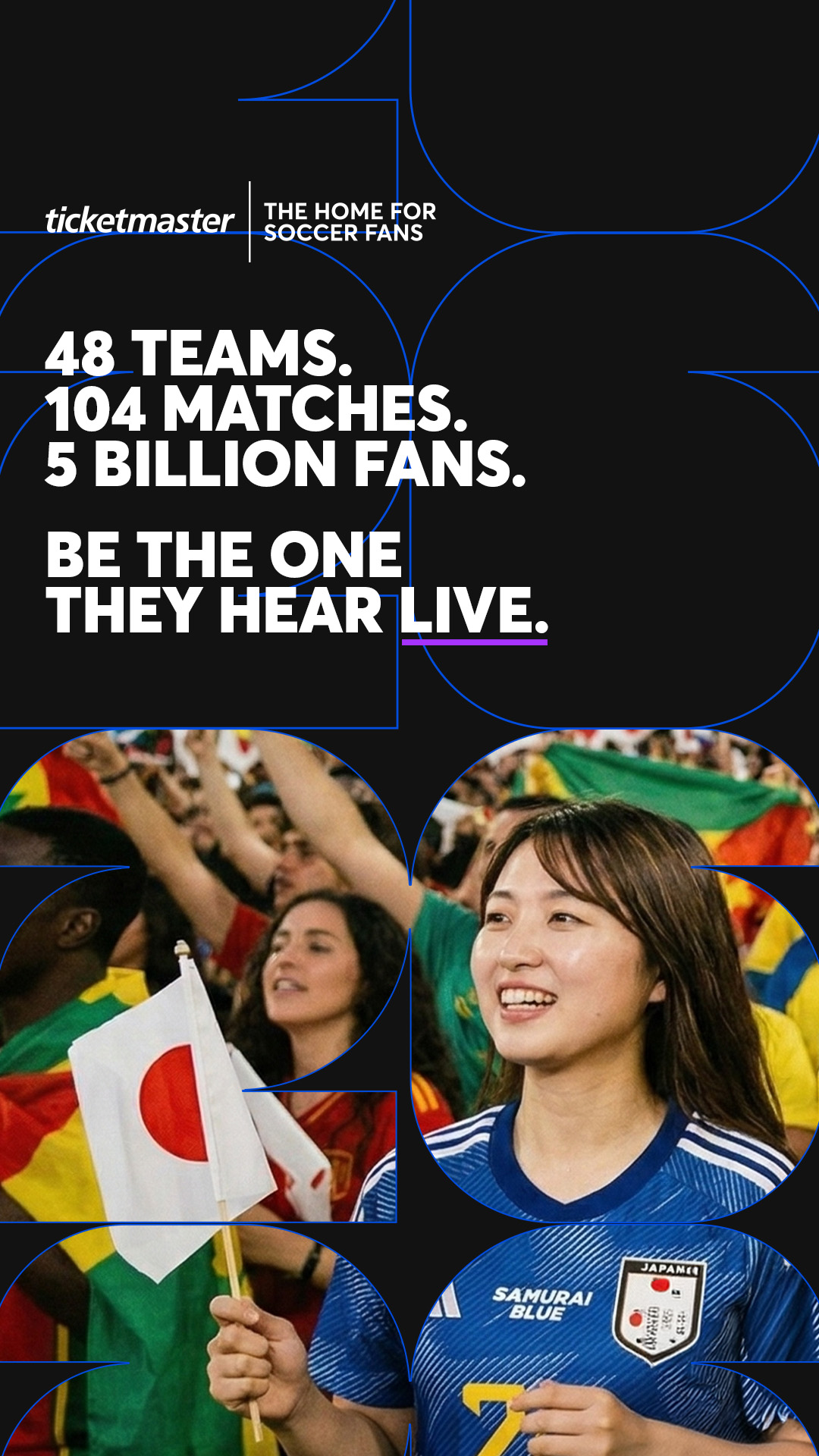 Ticketmaster Facebook ad